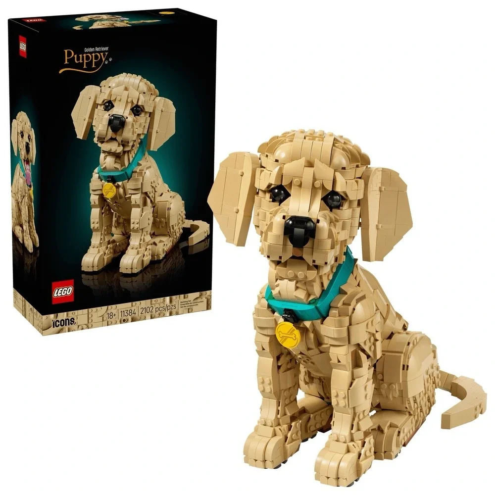 LEGO Icons Golden Retriever Puppy - Building Set 11384 BRAND NEW SEALED 2102pcs - Picture 2 of 9